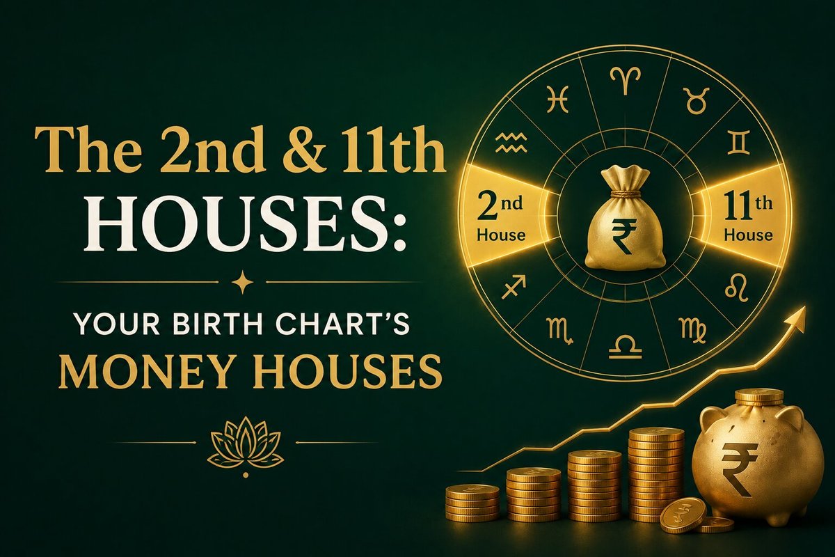 The 2nd & 11th Houses: Your Birth Chart’s Money Houses