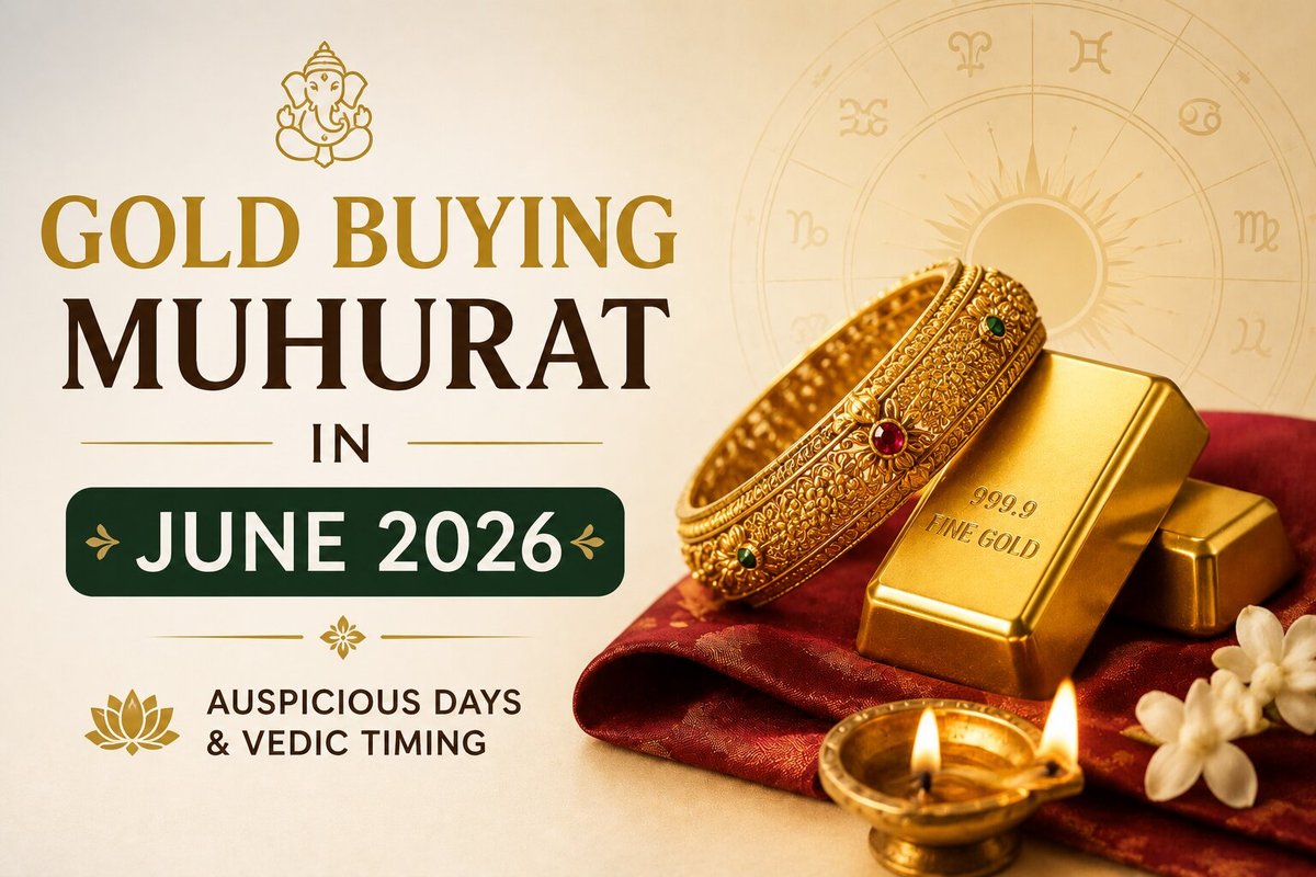 Gold Buying Muhurat in June 2026: Auspicious Days & Vedic Timing