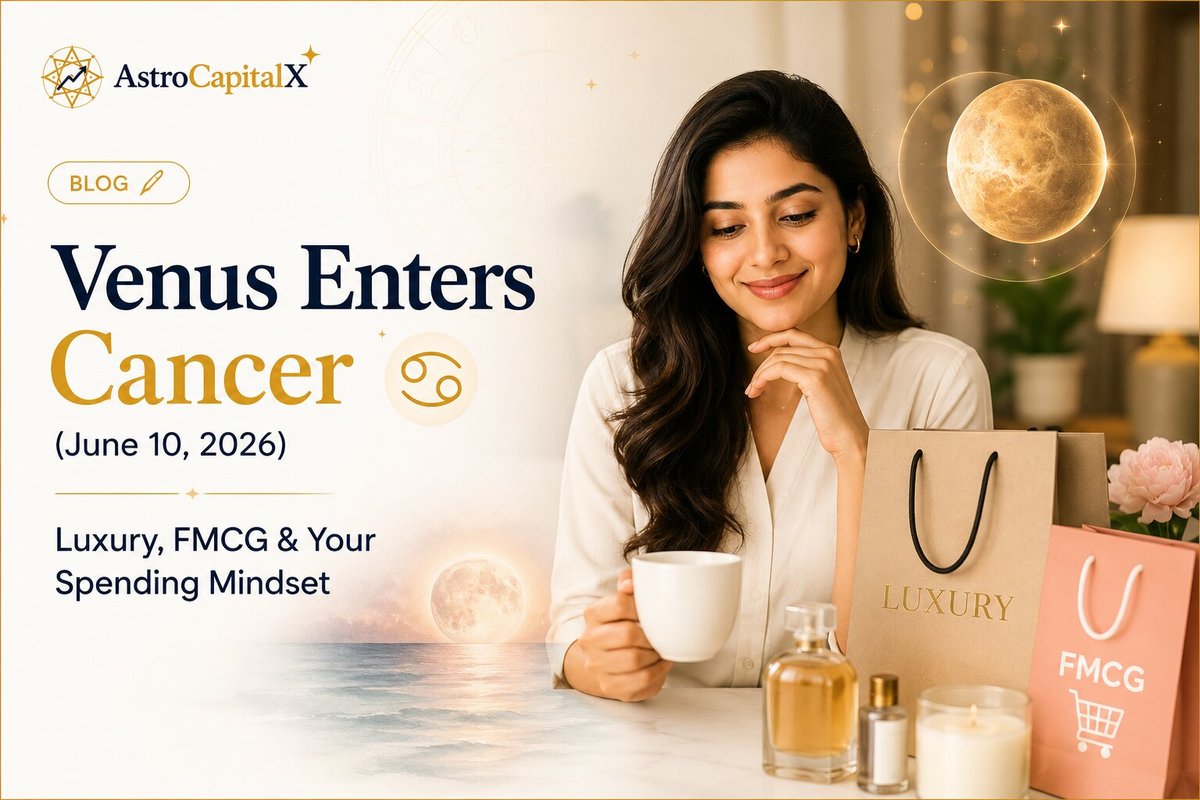 Venus Enters Cancer (June 10, 2026): Luxury, FMCG & Your Spending Mindset