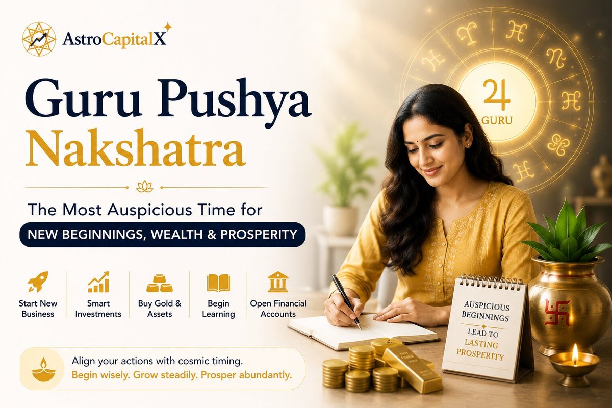 Guru Pushya Nakshatra 2026: Best Muhurat for Business, Investments & Wealth Creation