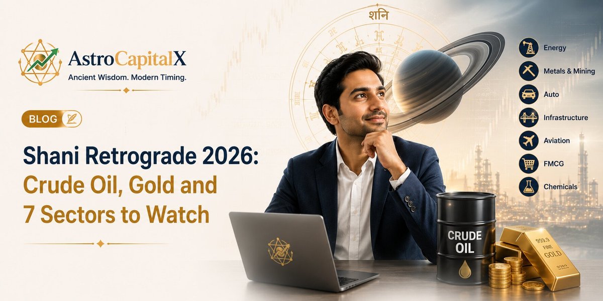 Shani Retrograde 2026: Crude Oil, Gold and 7 Sectors to Watch