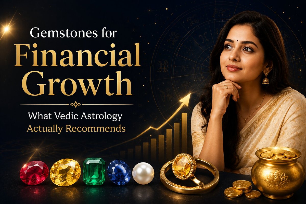 Gemstones for Financial Growth: What Vedic Astrology Actually Recommends