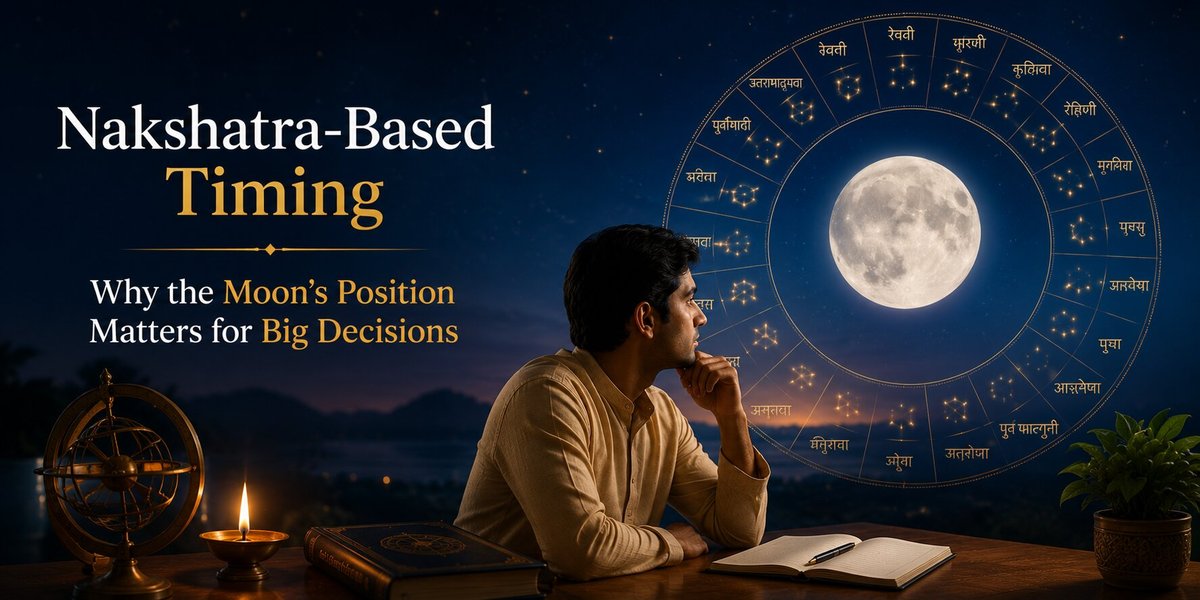 Nakshatra-Based Timing: Why the Moon's Position Matters for Big Decisions