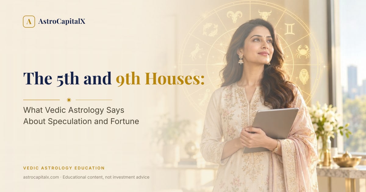 The 5th and 9th Houses: What Vedic Astrology Says About Speculation and Fortune