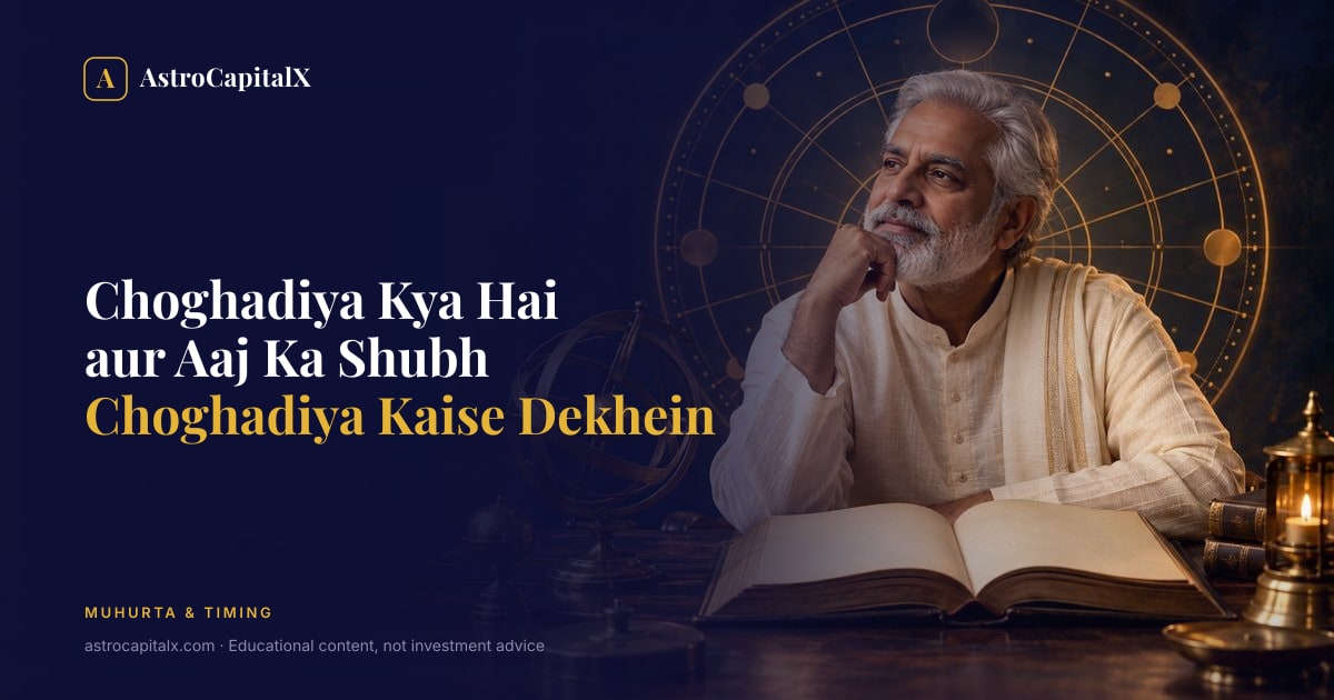 Choghadiya Kya Hai aur Aaj Ka Shubh Choghadiya Kaise Dekhein