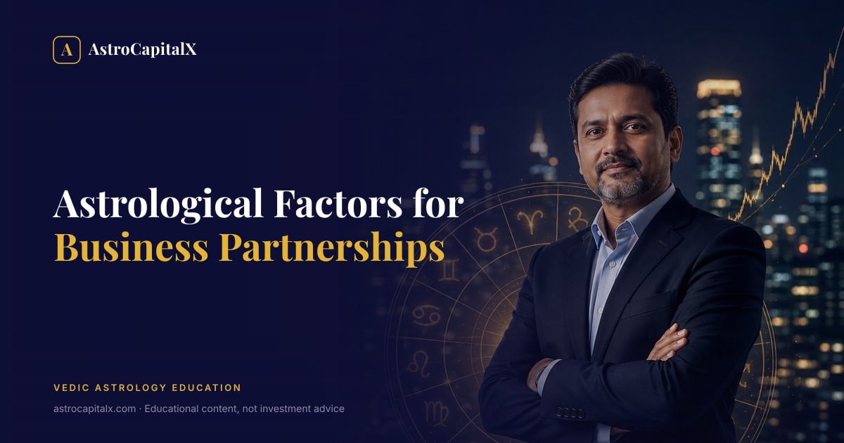 Astrological Factors for Business Partnerships
