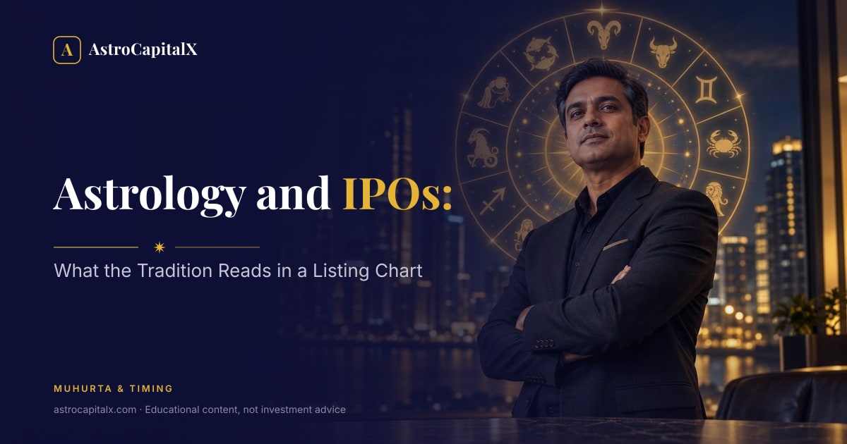 Astrology and IPOs: What the Tradition Reads in a Listing Chart