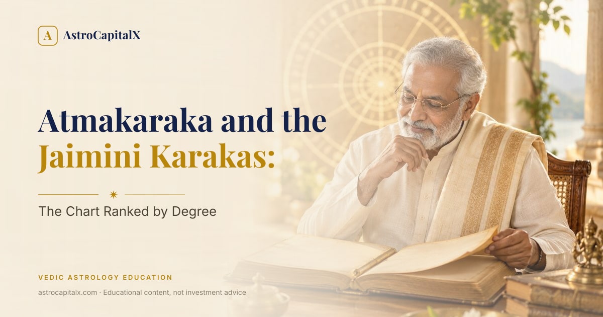 Atmakaraka and the Jaimini Karakas: The Chart Ranked by Degree