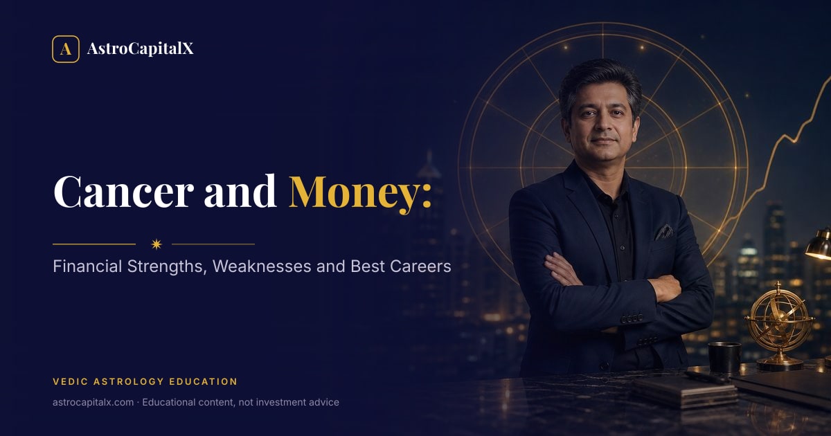 Cancer and Money: Financial Strengths, Weaknesses and Best Careers