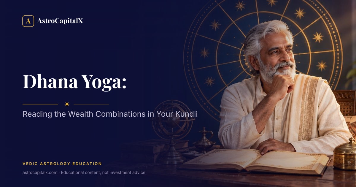 Dhana Yoga: Reading the Wealth Combinations in Your Kundli