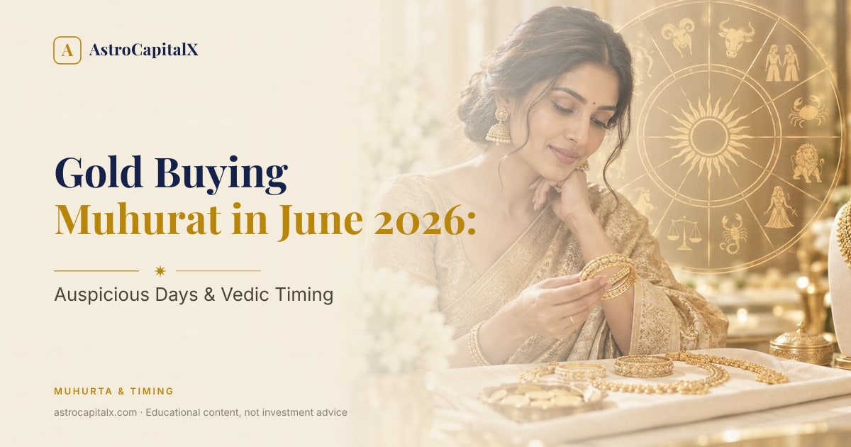 Gold Buying Muhurat in June 2026: Auspicious Days & Vedic Timing