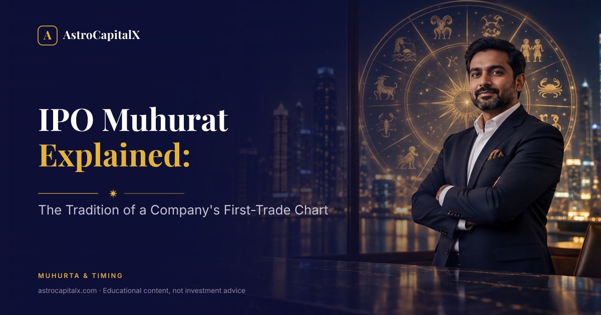 IPO Muhurat Explained: The Tradition of a Company's First-Trade Chart