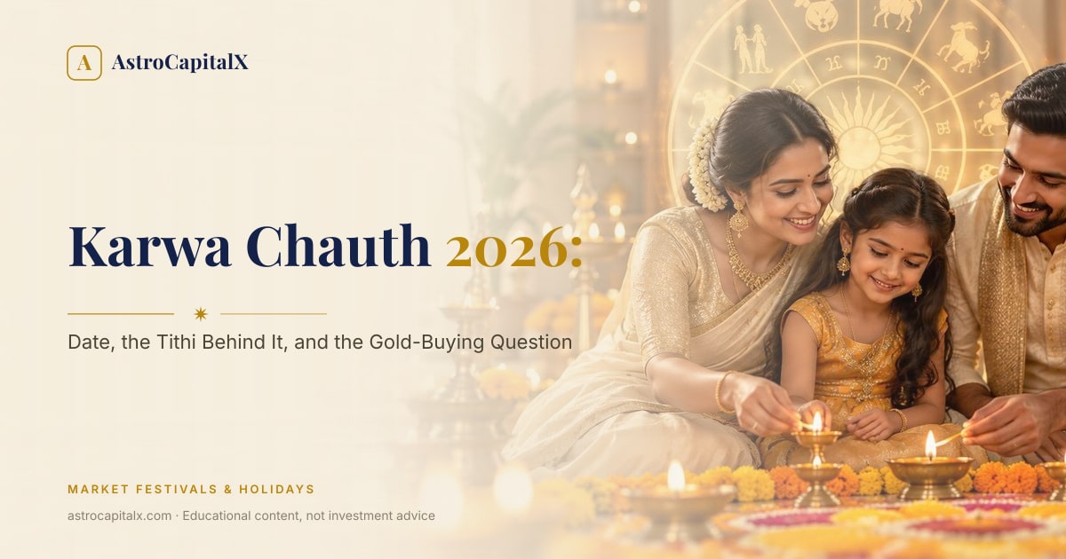 Karwa Chauth 2026: Date, the Tithi Behind It, and the Gold-Buying Question