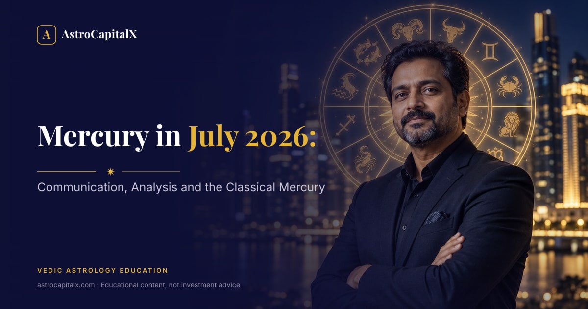Mercury in July 2026: Communication, Analysis and the Classical Mercury