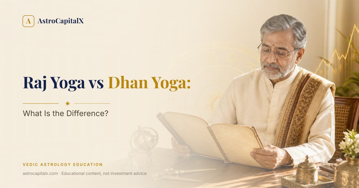 Raj Yoga vs Dhan Yoga: What Is the Difference?