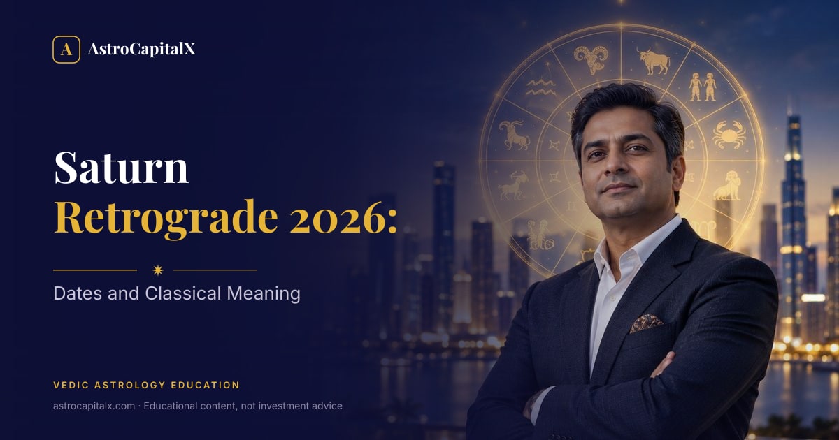 Saturn Retrograde 2026: Dates and Classical Meaning