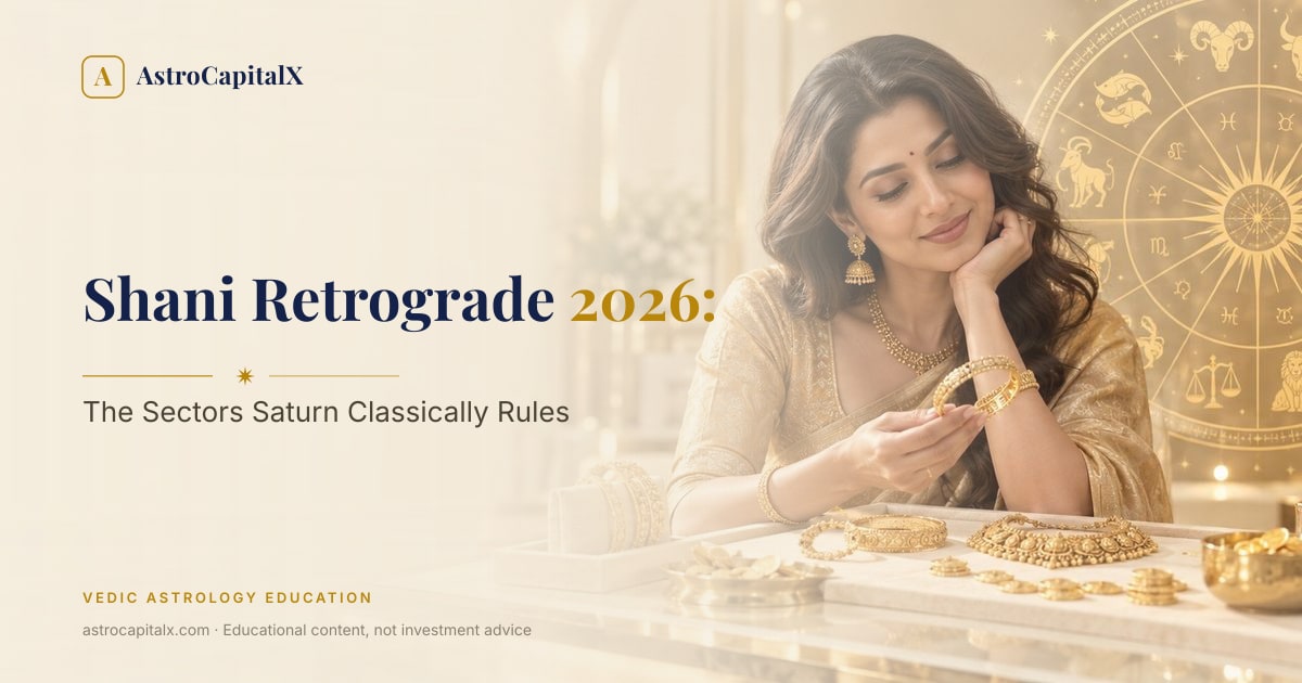 Shani Retrograde 2026: The Sectors Saturn Classically Rules