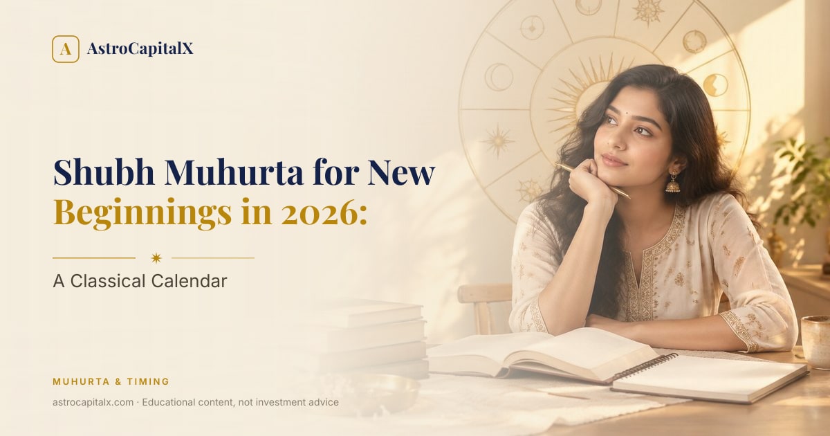Shubh Muhurta for New Beginnings in 2026: A Classical Calendar