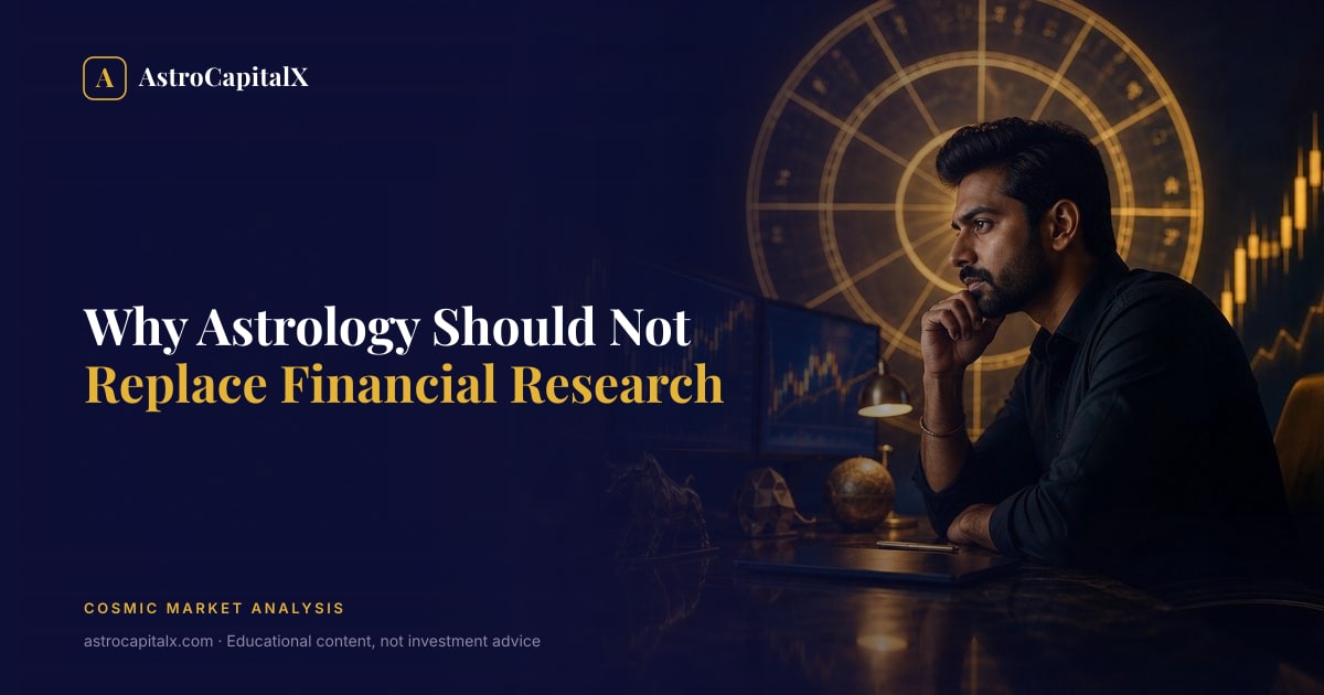 Why Astrology Should Not Replace Financial Research