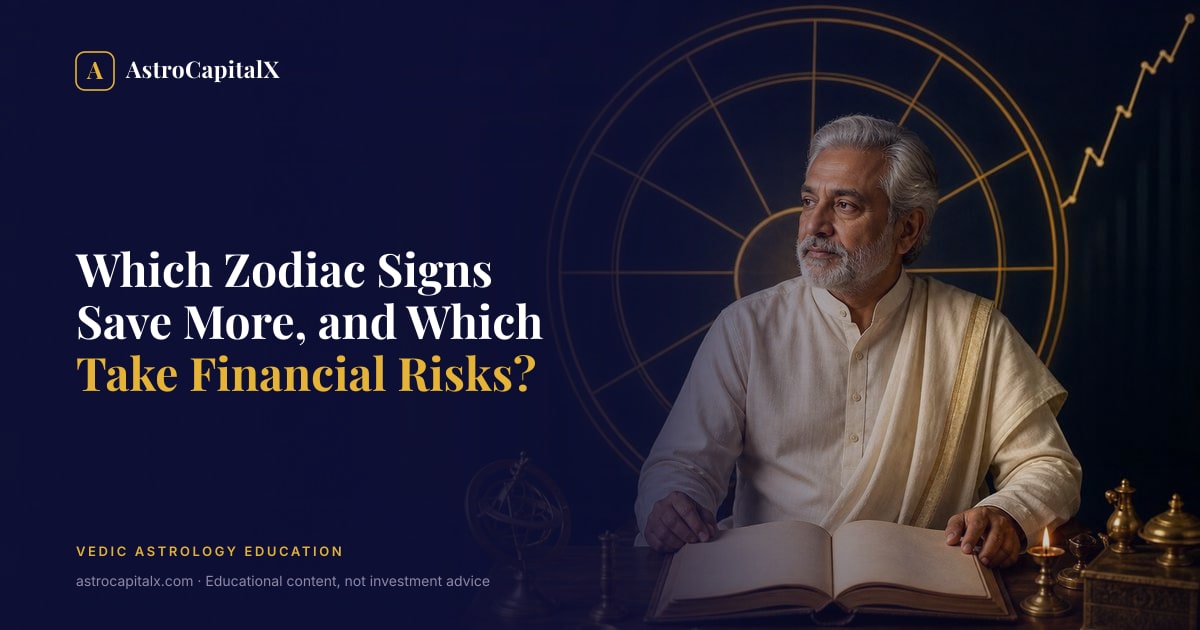 Which Zodiac Signs Save More, and Which Take Financial Risks?