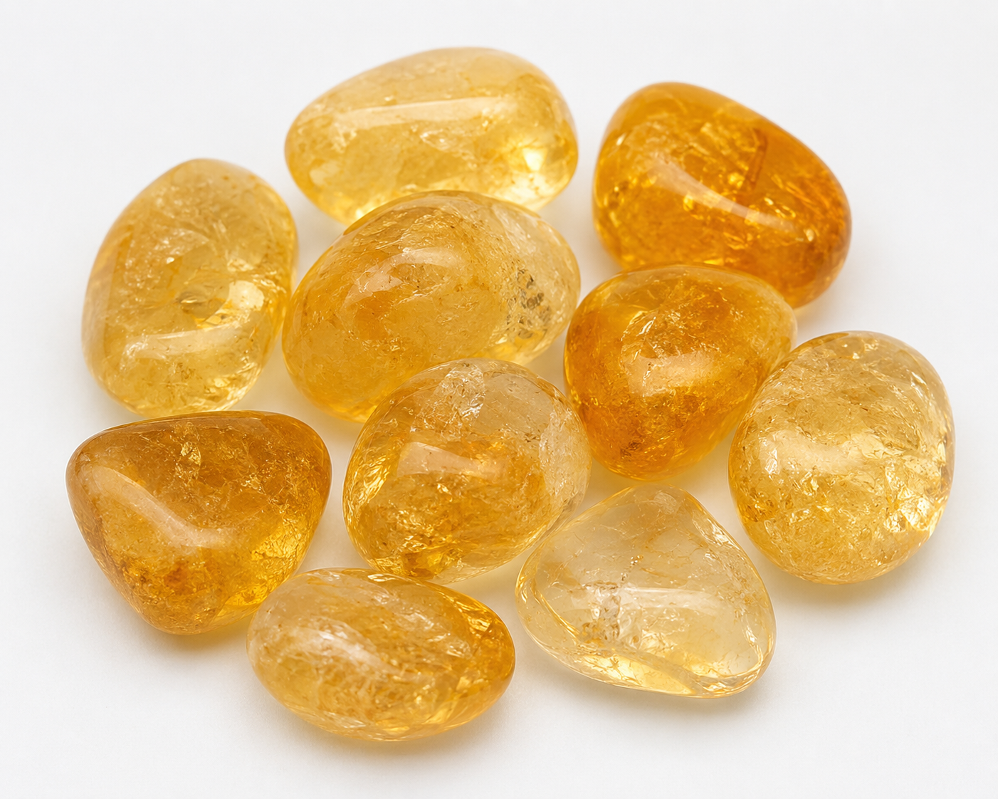 Citrine Tumbled Stones · 100g