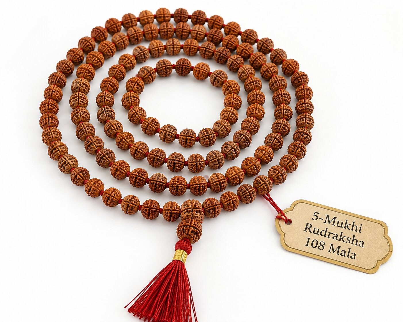 5-Mukhi Rudraksha · 108 Mala